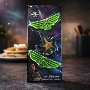 Disney Pixar Lightyear 3 Pack Silicone Breakfast Molds
